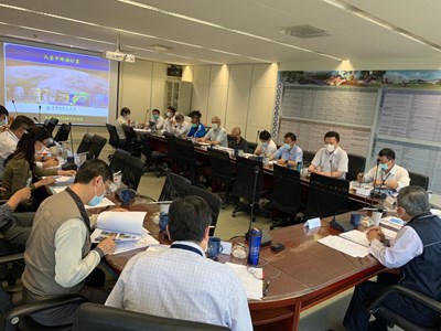 自來水公司為了降漏議題,今年3月份主動拜訪建設局