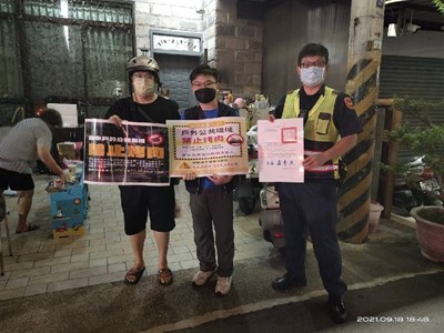 中市「騎樓巡查隊」連假加強巡邏 4件違規立即勸導改善