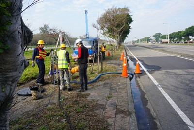 中市府攜中華電信辦安全實地觀摩，強化鄰近道路防災知能