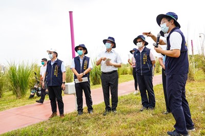 監察委員視察中央公園 肯定中市府用心打造都市綠洲