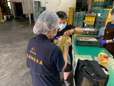 中市稽查蛋製品1件藥物殘留 已移源頭縣市裁罰