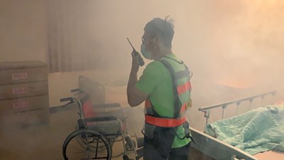 強化住宿機構防災應變 中市實地模擬夜間災害情境