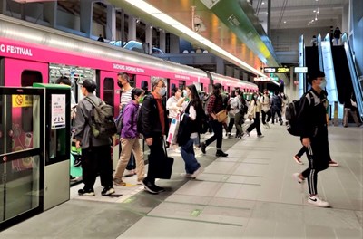 台中捷運綠線將於跨年夜延長營運時間,並增加班次。