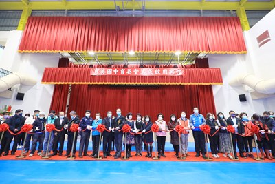 育英國中育英堂重建啟用