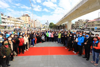 中市國光路地下道填平完工 盧市長:都市景觀大改變
