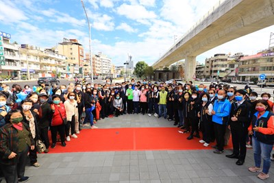 中市國光路地下道填平完工  盧市長：都市景觀大改變