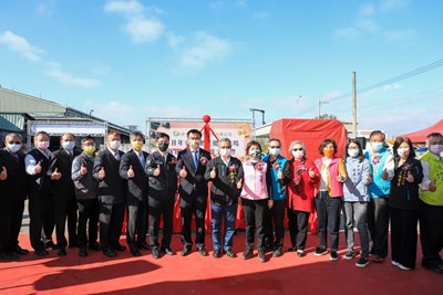 台中果菜批發市場新建冷鏈工程動土 令狐副市長:選購蔬果更安心