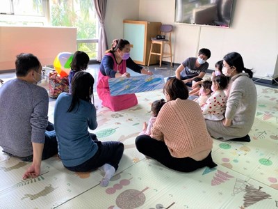 台中市精武圖書館大講堂嬰幼兒活動