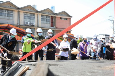 台中清水國中老舊校舍重建動土 盧市長:完成地方心願