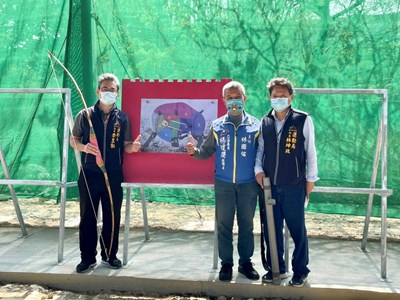 神岡射箭場預計6月啟用 中市運動局長今視察工程進度