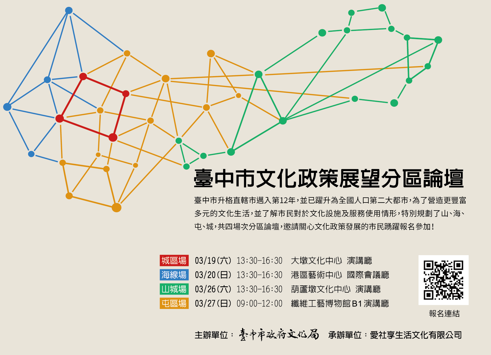 中市文化政策展望分區論壇