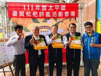 太平優質枇杷評鑑出爐 謝清河、柯聰明勇奪「枇杷王」