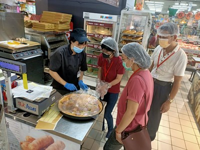 家樂福職場體驗-體驗熟食區示意圖