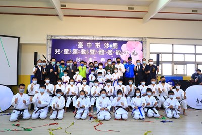 沙鹿兒運暨體適能中心今啟用 盧市長:全台第一座兒童專屬運動中心