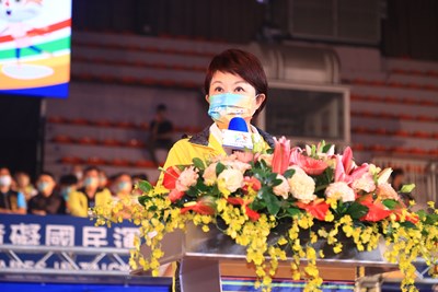 市長盧秀燕今日出席表示,感謝給台中機會,讓全國身心障礙運動員,有一個盡情揮灑表現、勇奪佳績的舞台。