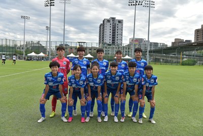 力拚女足最高殿堂木蘭聯賽二連霸 「臺中藍鯨」主場開踢