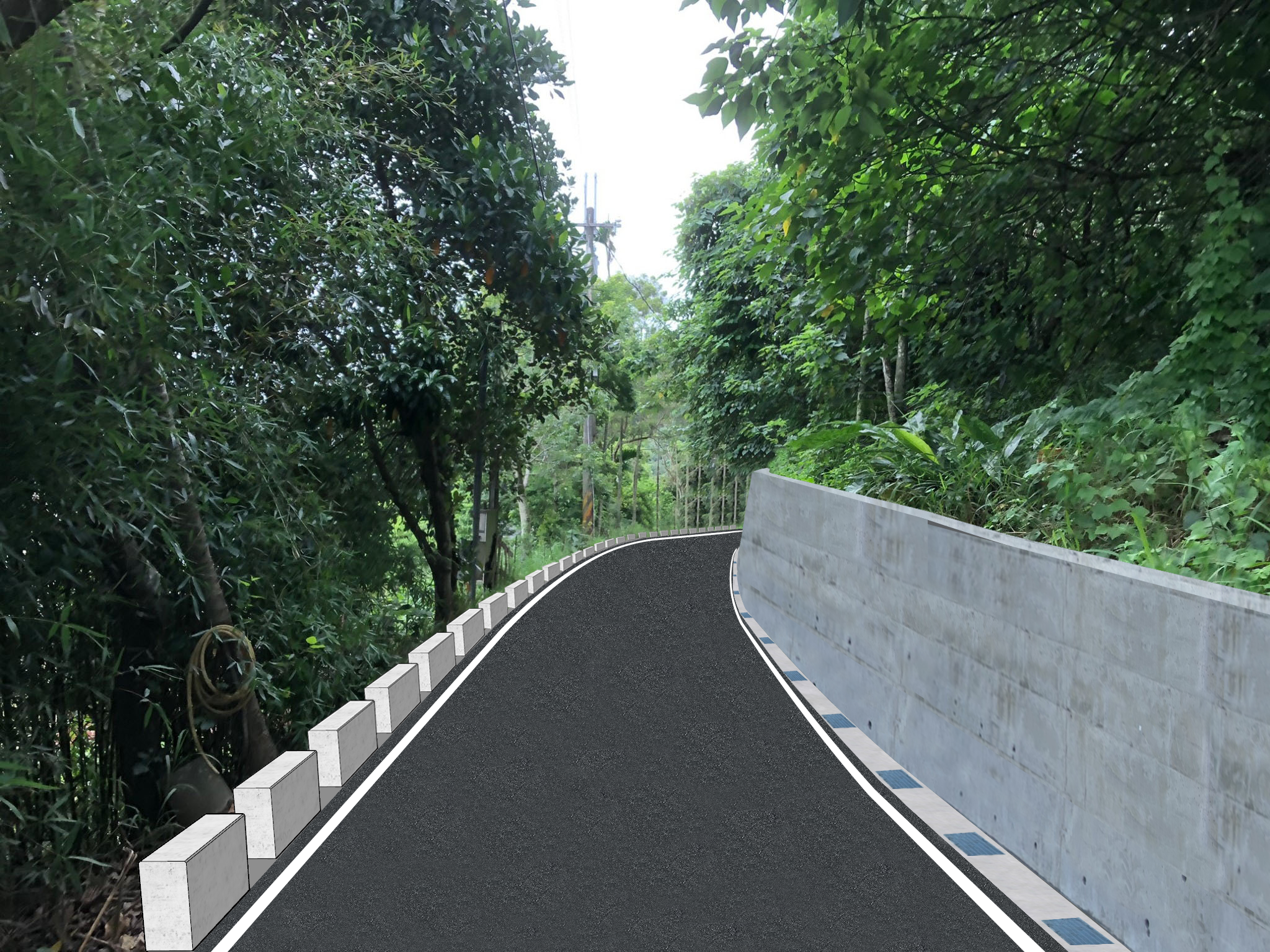強化通行安全 霧峰中正路豐營巷拓寬工程開工(模擬圖)