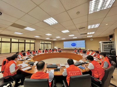 中市府防汛整備待命 災防監控守護家園