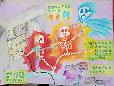 高年級組第一名-感電環境要注意