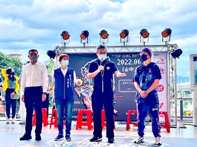 運動局李昱叡局長出席TOP DUEL 2022頂尖對決臺灣街舞爭霸賽致詞