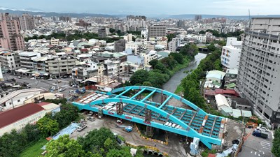 南門橋改建7月先行通車 中市建設局明啟動周邊道路燙平
