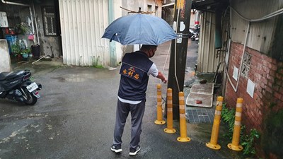 昨(29)日社區內排水溝已無宣洩不及情形