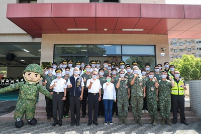 守護市民與台中 盧市長感謝國軍支援防疫