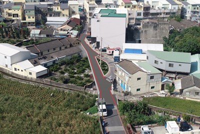 大安區中庄里三元路截彎取直啟動 中市改善交通安全不停歇