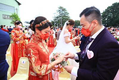 中市111年聯合婚禮即日起開放報名(資料照片)