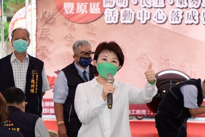 豐原聯合里活動中心啟用 盧市長:重視豐原發展推動各項建設