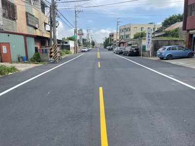 打造優質道路環境 中市梧棲中央路一段燙平完工