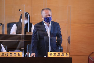 議員提客觀數據肯定中市治安成績 中市府:責無旁貸會繼續努力 警察局長蔡蒼柏說明