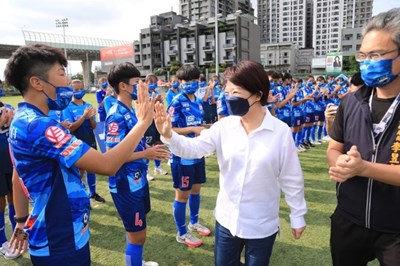 臺中藍鯨出征亞洲女子俱樂部錦標賽，中市府預祝旗開得勝