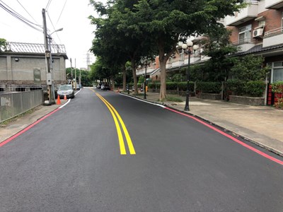 打造優質道路  中市豐原角潭路燙平完工