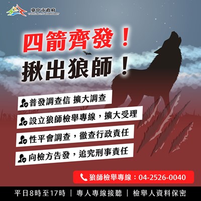 疑似狼師犯行 教育局四箭齊發追究到底