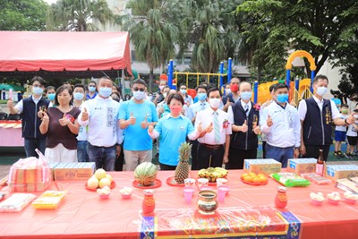 中市文昌國小多功能活動中心開工 盧市長:滿足師生使用需求