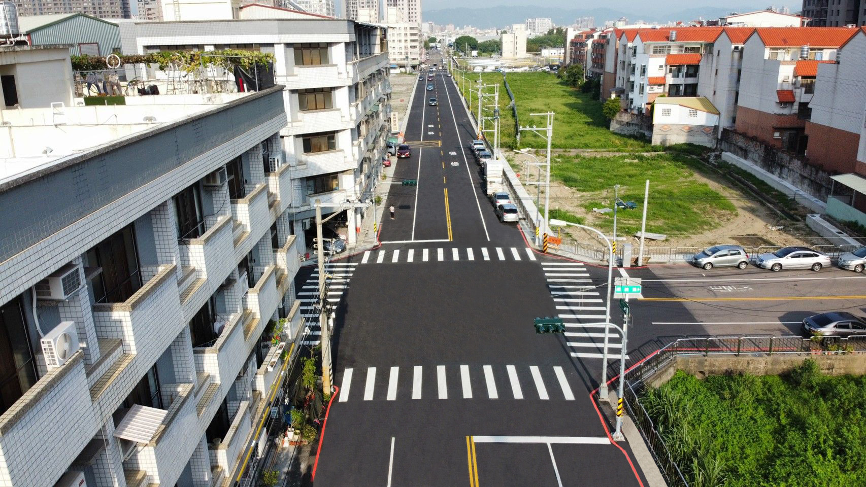 南區福田二街打通完工通車  中市建設局：地區往來不再繞道