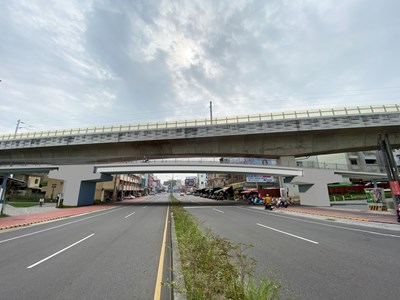 提供更完善騎行環境 豐原區圓環東路自行車跨越橋開工(模擬圖)