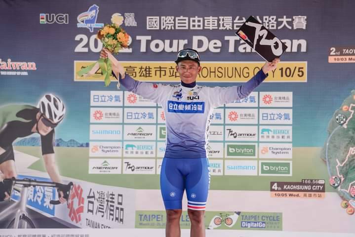 由馮俊凱領軍 中華隊勇奪自由車環台賽隊史首座團體冠軍 照片來源：Tour de Taiwan 國際自由車環台賽