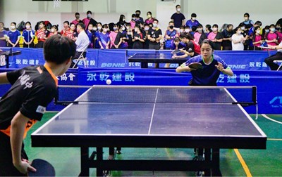 臺中理事長盃桌球錦標賽460位選手交流參與賽事