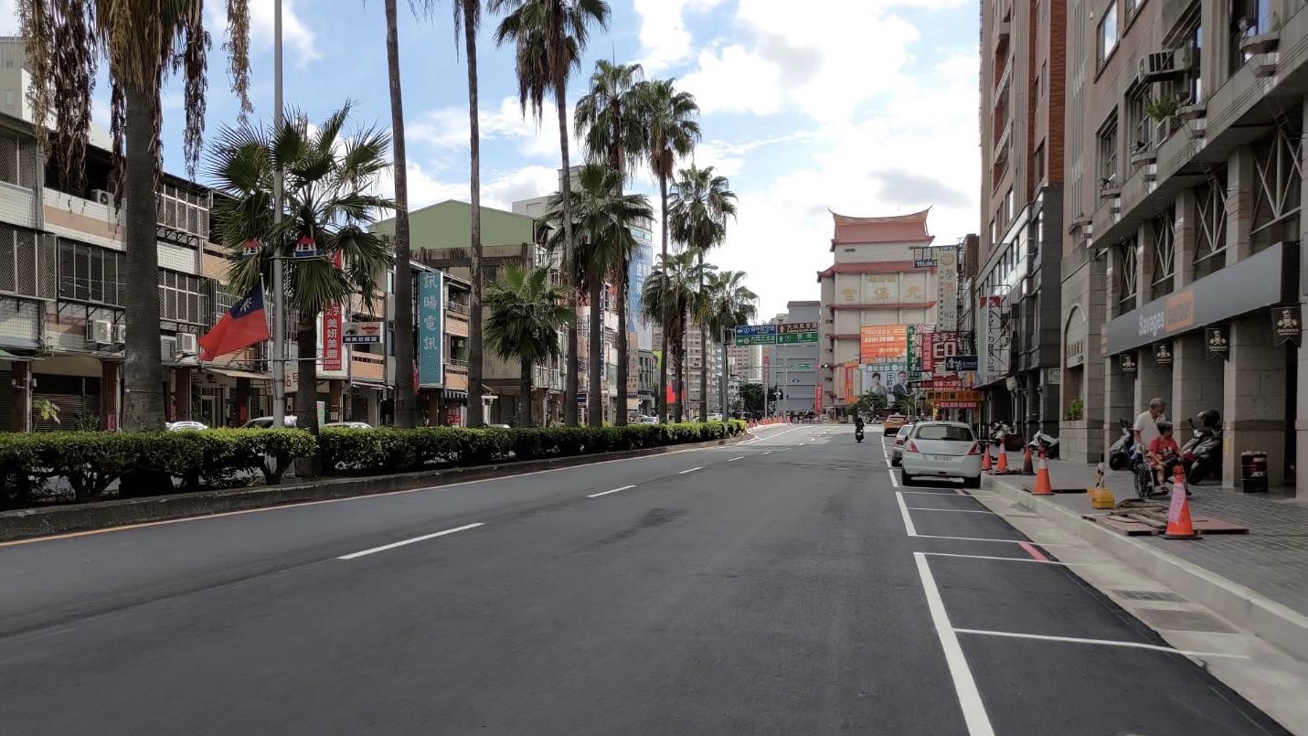 打造忠明路人本友善環境 中市中清路至忠太東路段燙平完成