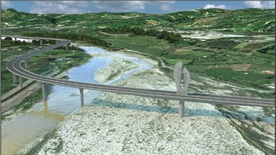 山城大喜訊 中市建設局:東豐快將復工(模擬圖)