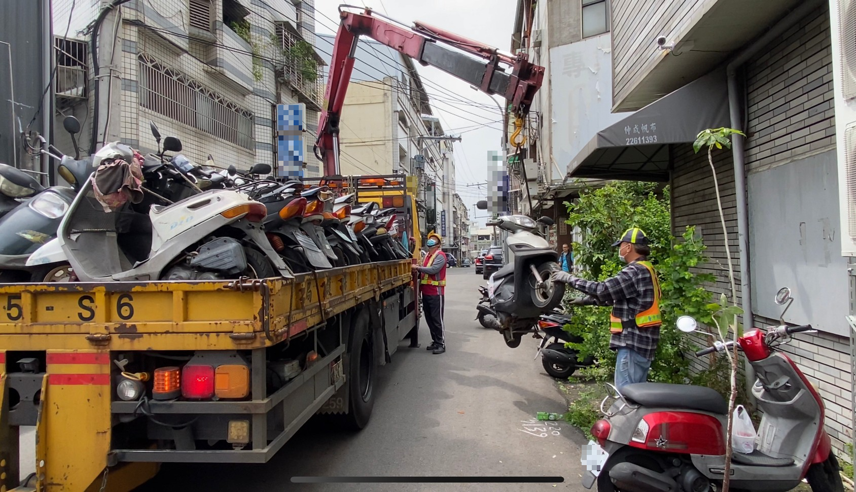 廢棄機車拖吊