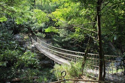 環山獵人登山步道-新建繩索橋