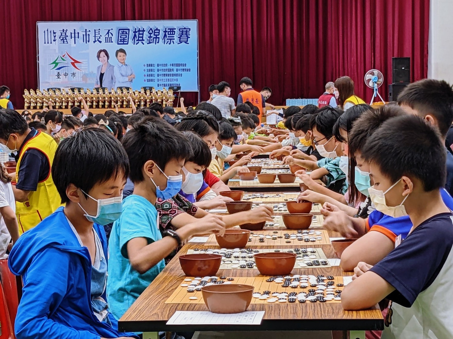 台中市長盃圍棋錦標賽至善國中登場