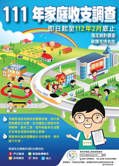 「111年台中市家庭收支訪問調查」