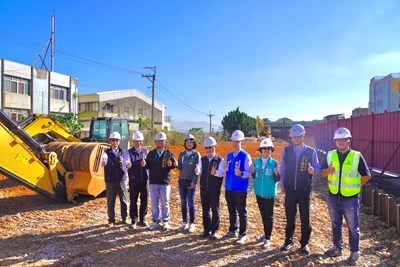 視察華南路延伸工程,建設局長陳大田:114年完工串聯大肚及南屯