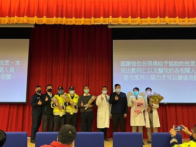 串聯生命之鍊 中市消防局執行OHCA挽救上百名病患