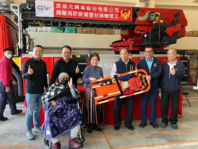 守護中市消防救災安全 金盛元興業贈大雅分隊裝備器材