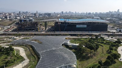 會展中心會議棟已逐漸成型